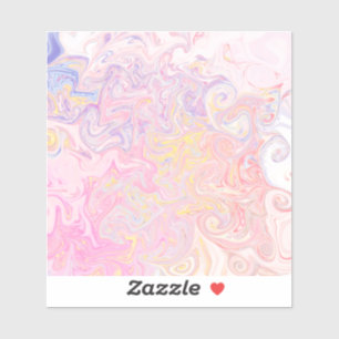 Soft Pastel Dreamy Marble Swirl Abstract Art