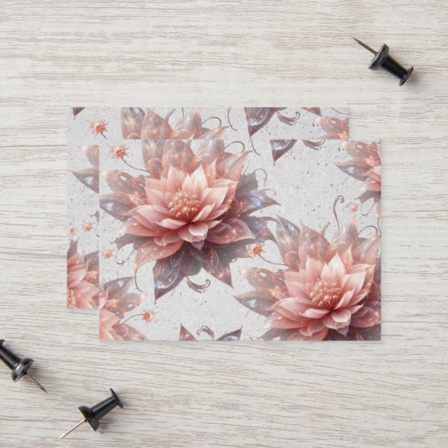 Soft Pastel Floral Business Card – Elegant Botanic (Front/Back In Situ)