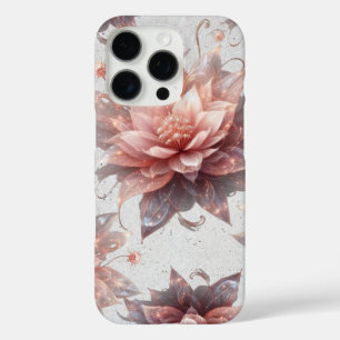 Soft Pastel Floral iPhone Case Lightweight Elegant