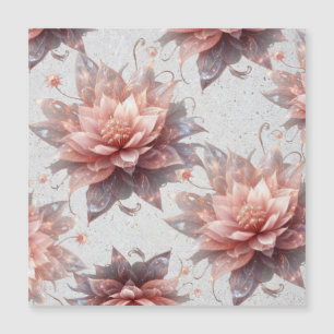 Soft Pastel Floral Magnet Card – Elegant Botanical