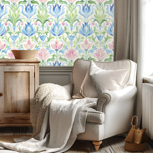 Soft Pastel Floral Pattern Wallpaper