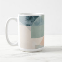 Soft Pastel Geometry – Abstract Modern Art Print
