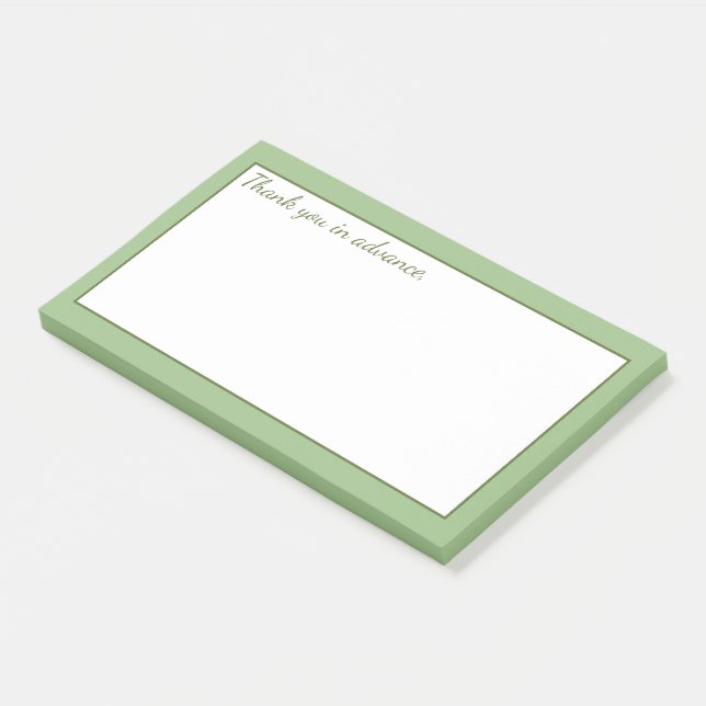 Soft Pastel Green Post-it Notes (Angled)