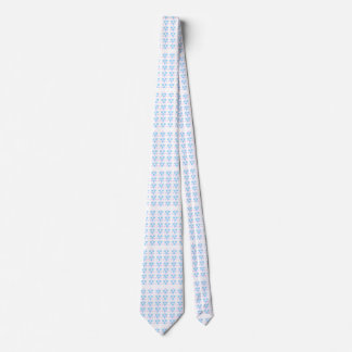 Soft Pastel Heart Pattern Neck Tie