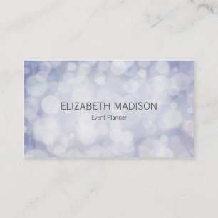 Soft Pastel Lavender Lights Business Card