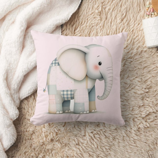 Soft Pastel Nursery  Cushion (Blanket)
