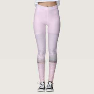 Soft Pastel Ocean Waves 5 Leggings