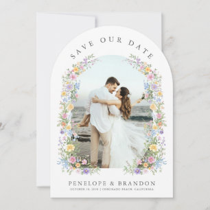 Soft Pastel Ornate Spring Garden Chic Photo Arch Save The Date