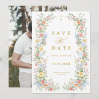 Soft Pastel Ornate Spring Garden Gold Wedding