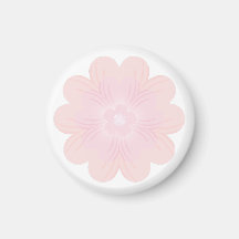Soft Pastel Pink Graphic Flower