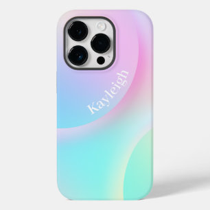 Soft Pastel Rainbow Gradient Shape Case-Mate iPhone 14 Pro Case