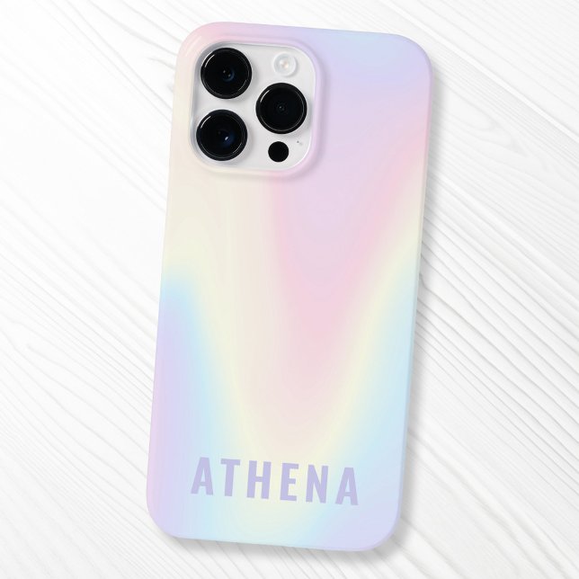Soft pastel rainbow name trendy modern minimal Case-Mate iPhone case (Soft pastel rainbow name trendy modern minimal Case-Mate iPhone case
)