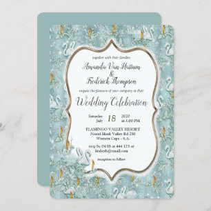 Soft Pastel Shades of Sage Green Invitation