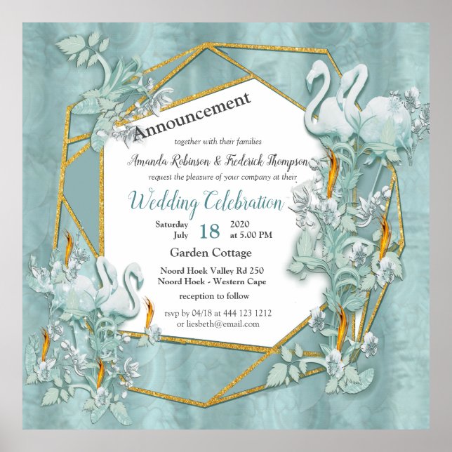 Soft Pastel Shades of Sage Green Poster (Front)