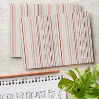 Soft Pastel Stripe Envelope