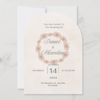 Soft Pastel Wedding Invitation