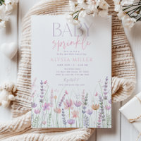 Soft Pastel Wildflower Baby Sprinkle