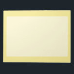 Soft pastel yellow accent decor ready to customise notepad<br><div class="desc">This custom stylish product in Soft pastel yellow accent colour background for yourself or as a gift sure to make an impression in all occasions. Click on the "Customise it!" button to reveal tools to customise this product if you wish using a text editor and an image loader.
Introducing</div>
