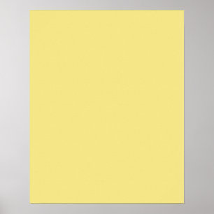 Soft pastel yellow decor ready to customise