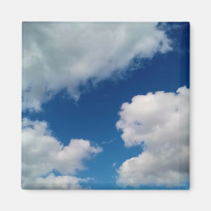 Soft patches of clouds magnet