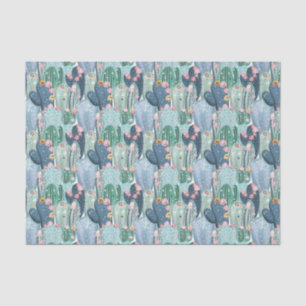 Soft Patel Cactus Pattern Tissue Paper