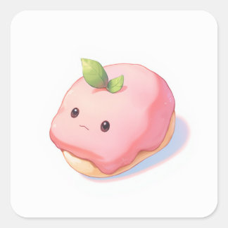 Soft Peaceful Art Square Sticker