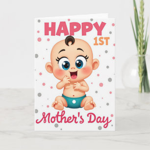 Soft Peach Happy Day Card