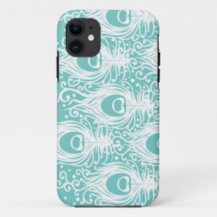 Soft peacock feathers iPhone 11 case
