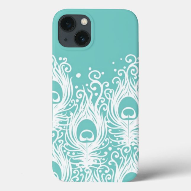 Soft peacock feathers Case-Mate iPhone case (Back)