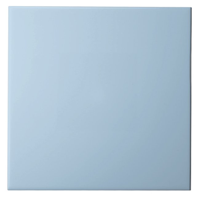 Soft Periwinkle Ceramic Tile. Tile (Front)