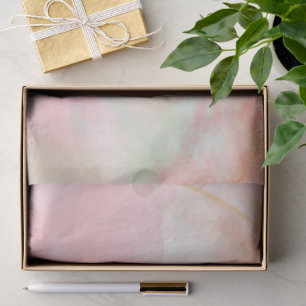 Soft Pink Abstract Angel Wing Airy Modern Blush  Tissue Paper