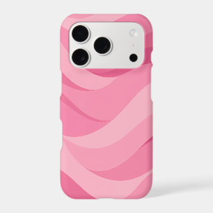 Soft Pink Abstract Waves Pattern