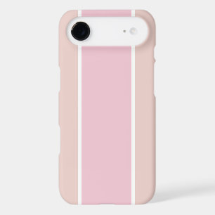 Soft Pink and Beige Vertical Stripe Pattern