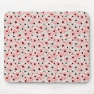 Soft Pink and White Anemone Flowers Mouse Pad