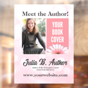 Soft Pink and White Custom Author Book Signing
