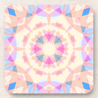 Soft Pink Blue Magic Star Halloween Rainbow Decor Coaster