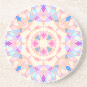 Soft Pink Blue Magic Star Halloween Rainbow Decor Coaster