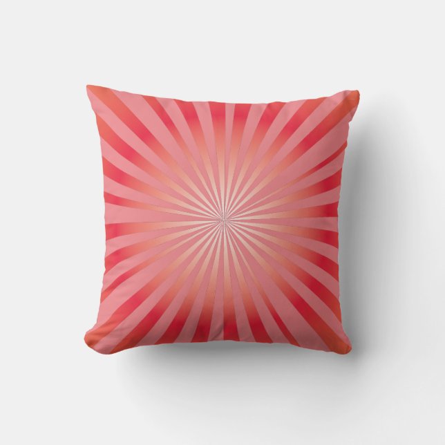 Soft Pink Burst  Cushion (Front)