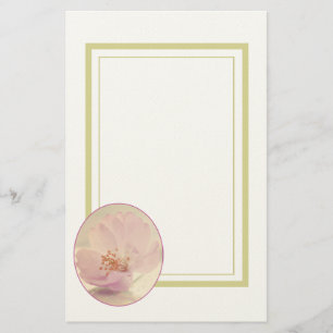 Soft Pink Cherry Blossom Flower Stationery