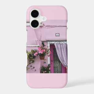 Soft Pink Dreamy Tiny House iPhone Case