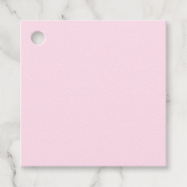 Soft Pink Favour Tags (Front)