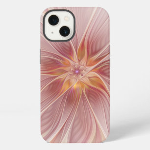 Soft Pink Floral Dream Abstract Fractal Art Flower iPhone 13 Case