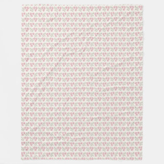 Soft Pink Floral Fleece Blanket – Vintage Vine