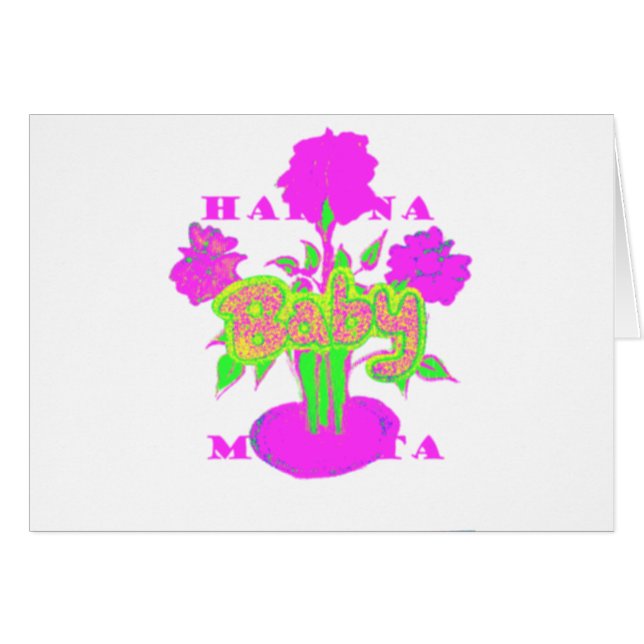 Soft Pink Flower Art: A Baby's Touch. (Front Horizontal)