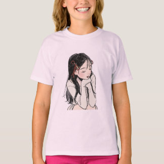 Soft Pink Girls T-Shirt – Casual & Comfortable