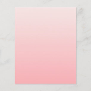 Soft pink gradient flyer