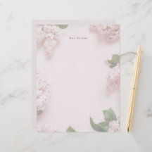 Soft Pink Lilac Personalized Feminine