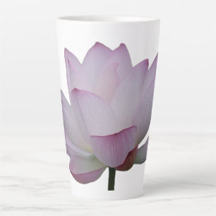 Soft Pink Lotus Flower Wedding  Latte Mug