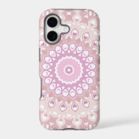 Soft Pink Mandala with Heart and Petal Motifs