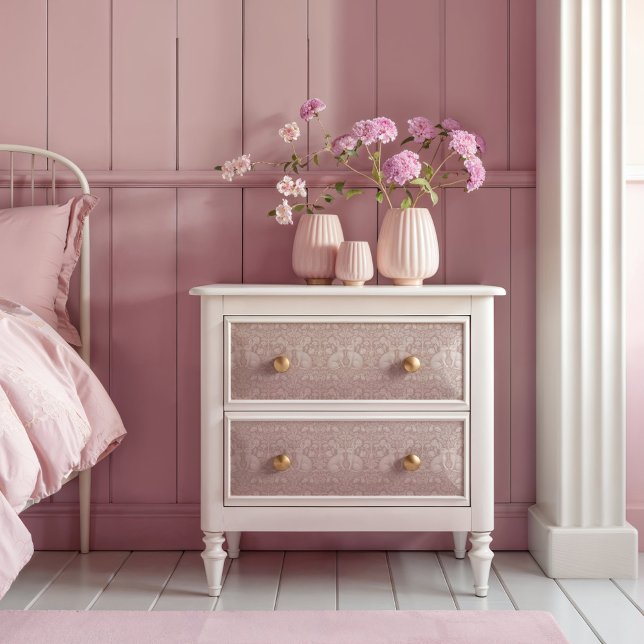 Soft Pink Meadow Mingle Tissue Paper (Decoupage paper for upcycling furniture.)